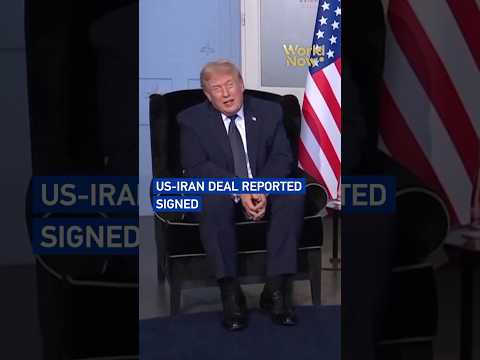 Trump says US-Iran deal signed, Strait of Hormuz to reopen #worldnow