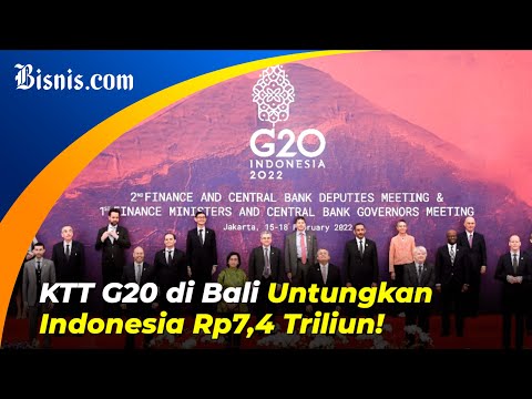 KTT G20 Berkontribusi Rp7,4 Triliun Bagi PDB Indonesia