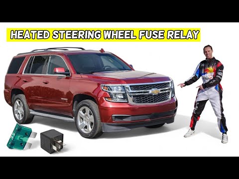 CHEVROLET TAHOE SUBURBAN HEATED STEERING WHEEL FUSE RELAY LOCATION REPLACEMENT 2015 2016 2017 2018 2