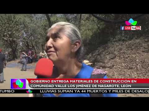 Gobierno Sandinista entrega materiales de construcción en comunidad Valle de Jiménez en Nagarote
