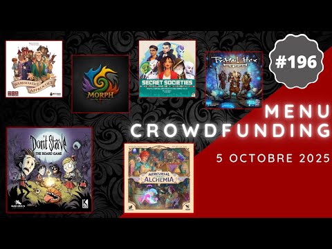 Menu Crowdfunding 05/10/2025 - Don't Starve, Mercurial: Alchemia, The Wandmaker's Apprentice, etc.