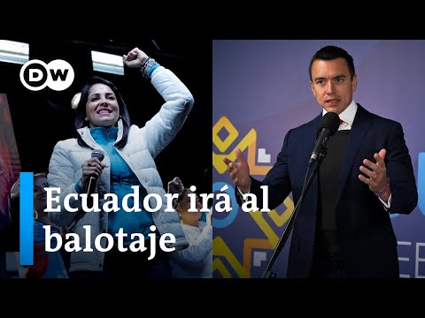 La correísta González y el derechista Noboa se enfrentarán en segunda vuelta en Ecuador