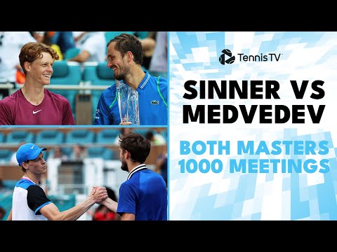 Jannik Sinner vs Daniil Medvedev: Both ATP Masters 1000 Meetings!