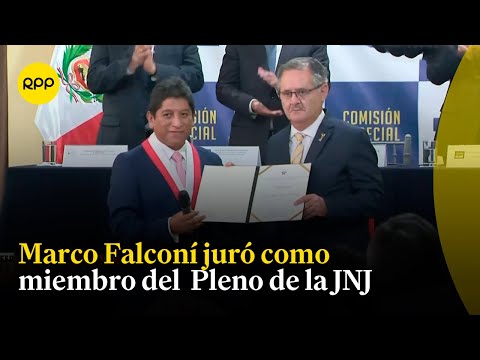 Marco Tulio Falconí juró como nuevo miembro de la Junta Nacional de Justicia
