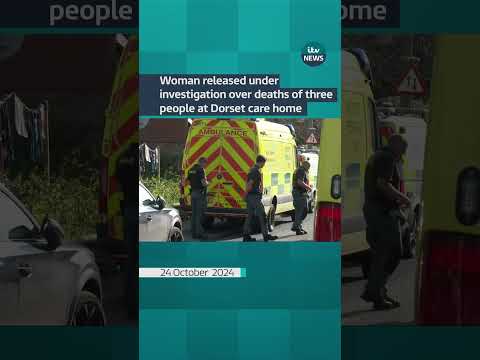 Woman released under investigation over deaths of three people at Swanage care home#itvnews #shorts