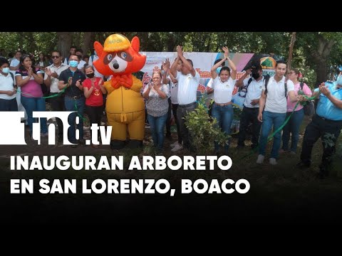Bello arboreto se inaugura en San Lorenzo, Boaco - Nicaragua