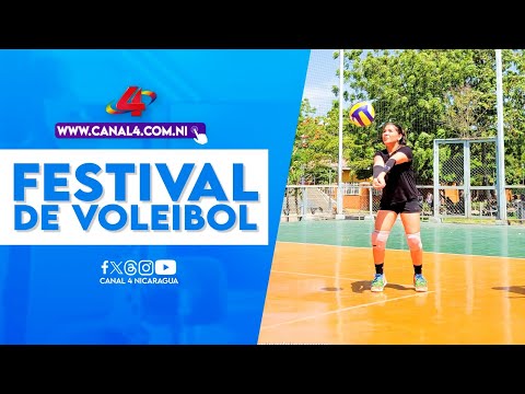 MINED desarrolló exitoso festival de voleibol con colegios de Managua