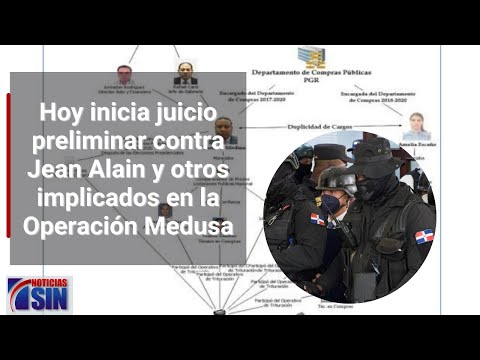 Hoy inicia juicio preliminar contra Jean Alain y otros implicados en la Operación Medusa