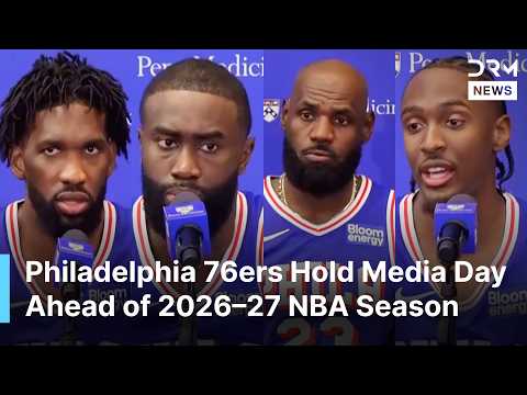 FULL: Philadelphia 76ers Hold Media Day With LeBron James and New Stars Ahead of NBA Season | AD1N