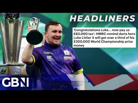 HMRC remind Luke Littler it will take over a third of his £200,000 World Championship prize