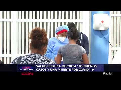 Salud Pública reporta 183 nuevos casos y una muerte por COVID