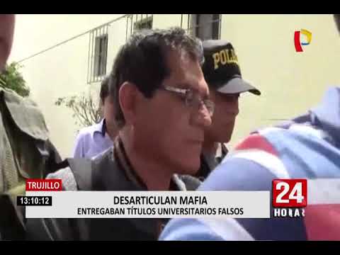 24 MD Desarticulan mafia en Trujillo