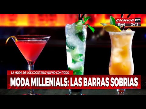 Tragos sin alcohol, la nueva tendencia entre los millenials