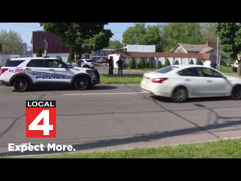 Officer hospitalized after being struck by vehicle during foot pursuit in Detroit