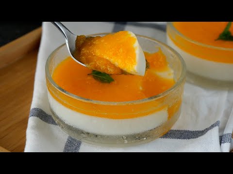 【夏の冷たいデザート】甘みあっさり♡ミルクゼリー Lightly Sweet Milk Jelly