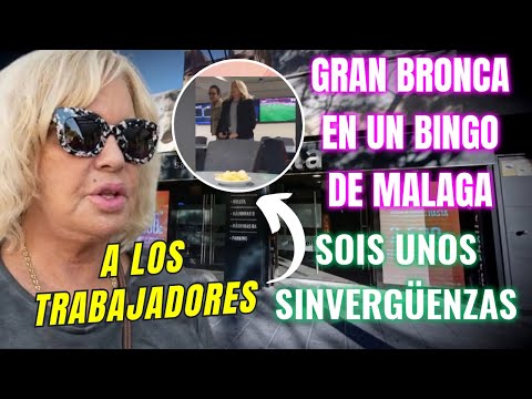 LIO GORDO Bárbara Rey la LIA en un BINGO de MADRID llamando SINVERGÜENZAS a los TRABAJADORES
