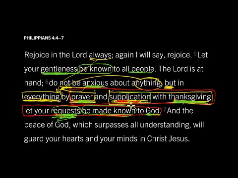 Philippians 4:4–7 // Part 5 // Battling Anxiety with Thankful Prayer