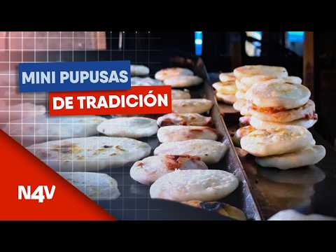 El sabor de las mini pupusas | Noticias 4 Visión | El Salvador