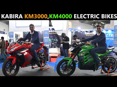 Kabira KM 3000, KM 4000 Electric Bikes in India Walk around | Test Rides| EV Expo 2021