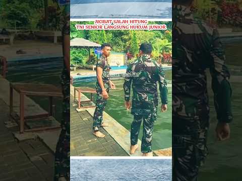 akibat hitungan kurang 1 🤣 #tni #tniad #tniindonesia #bravo