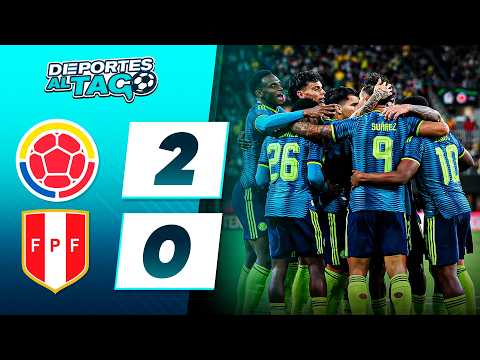 ✅ COLOMBIA VOLVIÓ A GANAR y fue 2-0 <strong>ante</strong> PERÚ en un AMISTOSO INTERNACIONAL