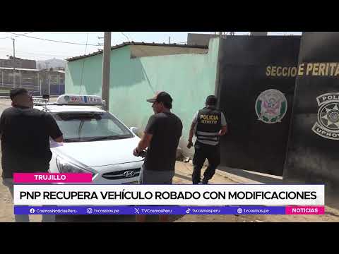 PNP recupera vehículo robado con modificaciones