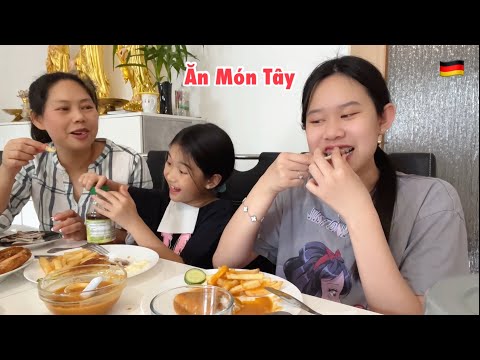 GÀ CHIÊN NƯỚC MẮM CÁ RÁN KHOAI TÂY CHIÊN GIA ĐÌNH VIỆT ĐỊNH CƯ Ở ĐỨC