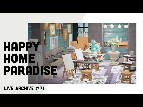 【あつ森】早く終わるか?!お部屋・お庭作り配信|絵画教室、映画鑑賞【ハッピーホームパラダイス】
