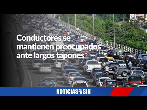 Conductores y ciudadanos preocupados ante largos tapones