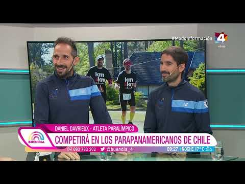 Buen Día - Daniel Davieux: El atleta paralímpico competirá en los Parapanamericano de Chile