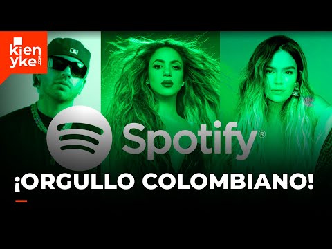 ¿Cuáles son los artistas colombianos más escuchados en el mundo?