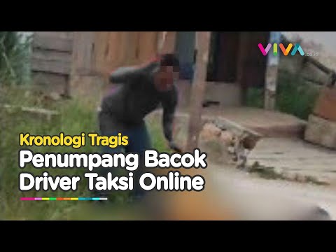 SADIS! DETIK-DETIK Pria di Bacok Berkali-kali Hingga Tewas Mengenaskan