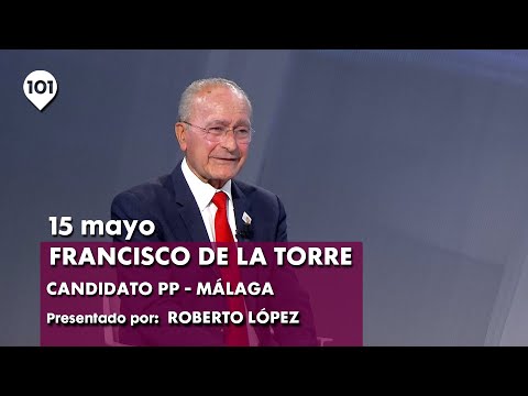 Francisco de la Torre, candidato a la alcaldía por PP Málaga | 18 mayo