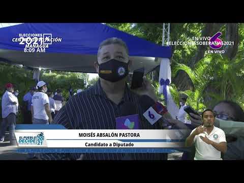 Moisés Absalón Pastora: Es un momento propicio para marcar por la paz ' Nicaragua