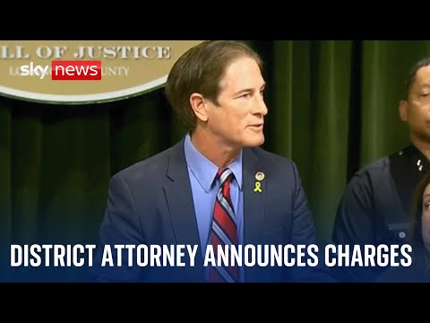 Los Angeles County District announces Looting Charges in Palisades Fire - Watch in full