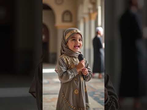 Hasbe Rab e Jalala by cute baby #naatsharif parte howe #naat #shortsfeed #trending #shorts
