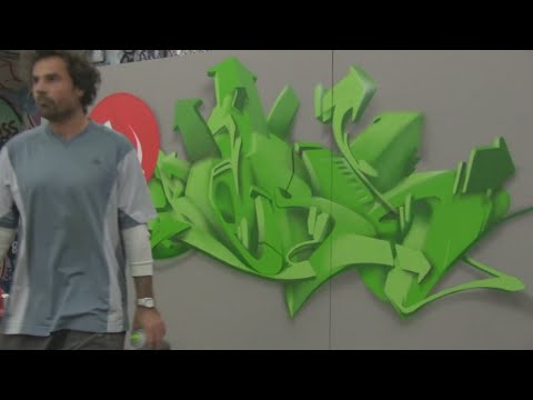 Graffiti piece 3D Wildstyle - 3rd Degree Bern - Time lapse #1