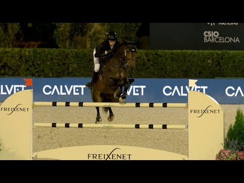 Martin Fuchs con Commissar Pezi, ganadores de la Copa de la Reina en el CSIO5* Barcelona