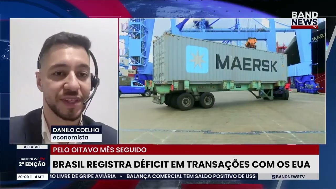Brasil registra déficit em transações com os EUA | BandNews TV