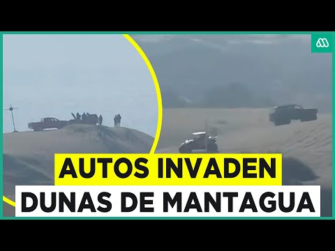 No respetan nada: Vecinos indignados por autos que invaden las dunas de Mantagua