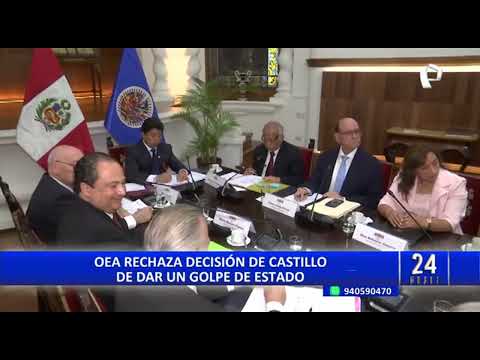 OEA: secretario reconoce a Dina Boluarte como presidente