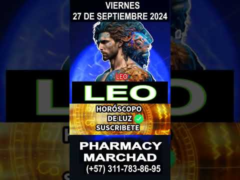 Horóscopo Diario - Leo - 27 de Septiembre de 2024. #shorts