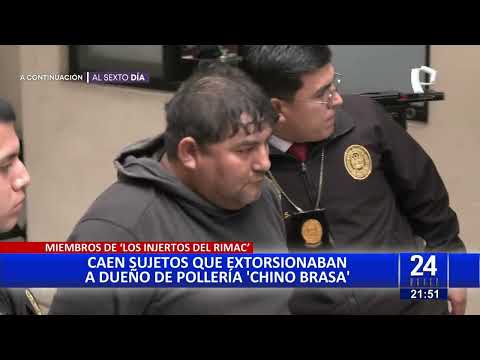 Capturan a delincuentes que extorsionaban a dueño de pollería “Chino Brasas”