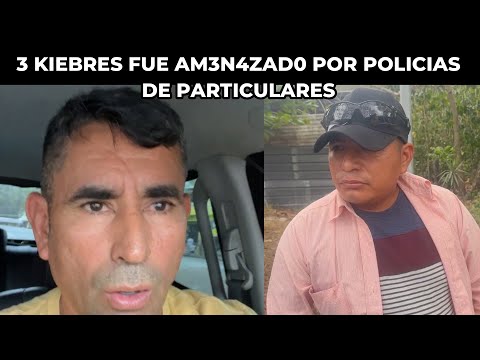 3 KIEBRES SE ENOJA COMO NUNCA ANTES Y CONFRONTA A POLICIAS QUE LO AM3N4ZAR0N, GUATEMALA