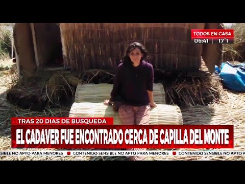 Encontraron el cuerpo de la mochilera desaparecida en Córdoba