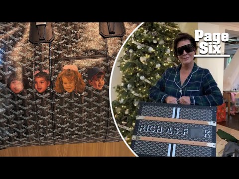 Kylie Jenner gifts mom Kris Jenner $4K designer bag customized with her children's portraits