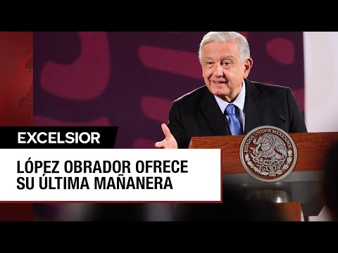 López Obrador confirma que hoy 27 de septiembre es la última Mañanera