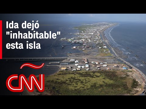 El huracán Ida dejó devastada esta isla en Estados Unidos
