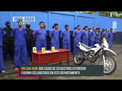 11 presos en Río San Juan: Resultados policiales de la última semana - Nicaragua