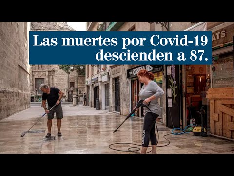 Las muertes por Covid-19 en España descienden a 87, la cifra más baja en los últimos dos meses